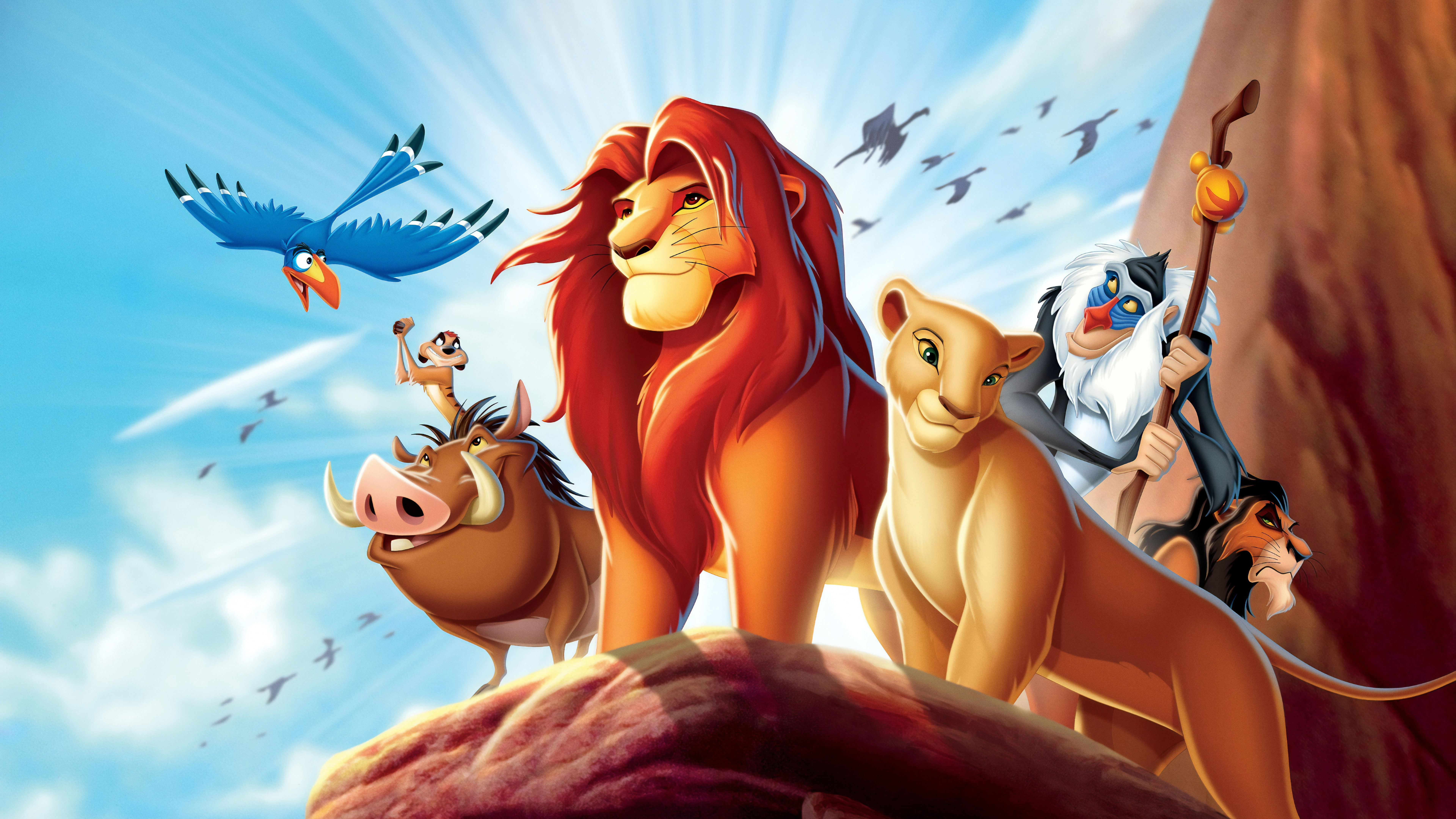 1535703 descargar imagen el rey león (1994), rafiki (el rey león), el rey león, películas, simba: fondos de pantalla y protectores de pantalla gratis