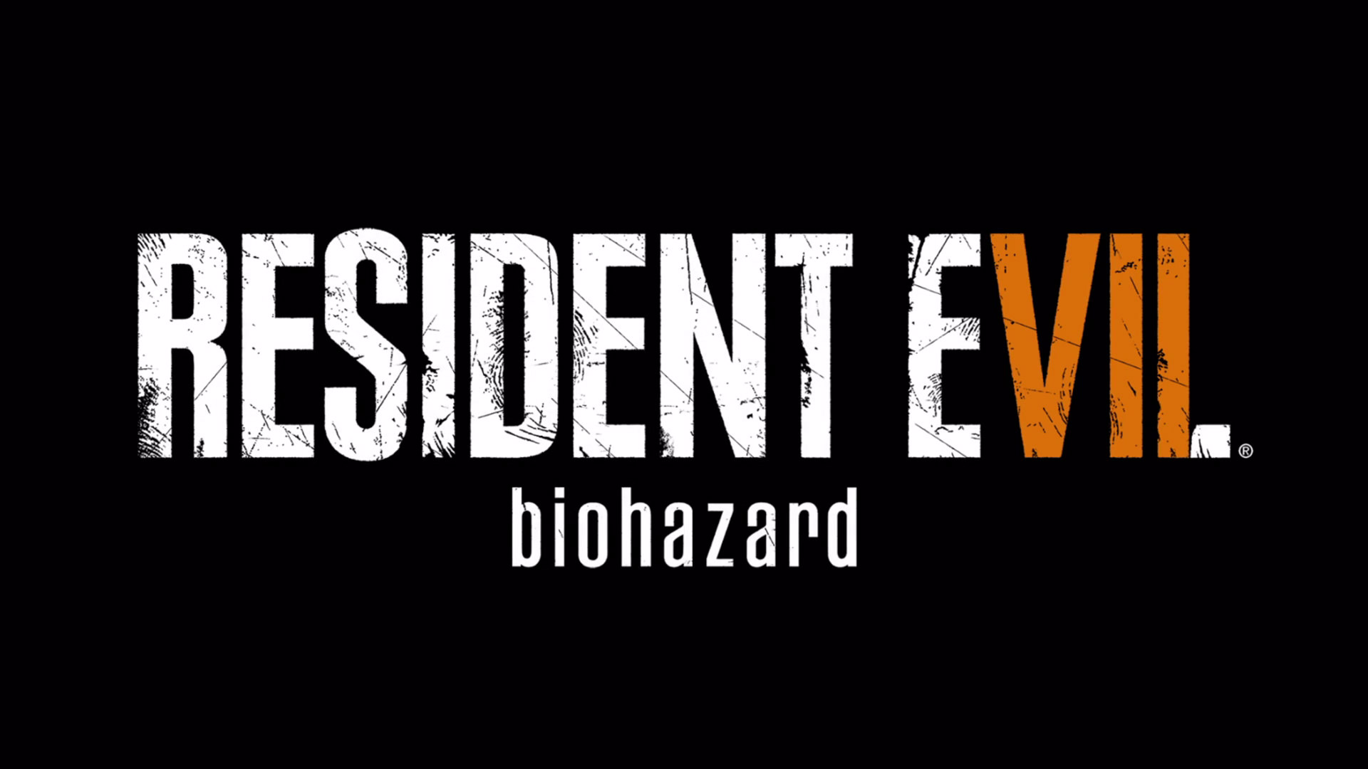 video game, resident evil 7: biohazard, logo, resident evil