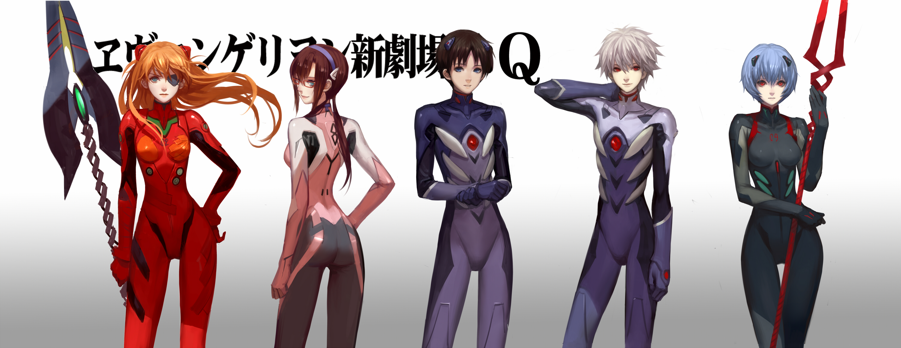 Descarga gratis la imagen Evangelion, Animado, Asuka Langley Sohryu, Rei Ayanami, Evangelion Shin Gekijôban: Kyu en el escritorio de tu PC