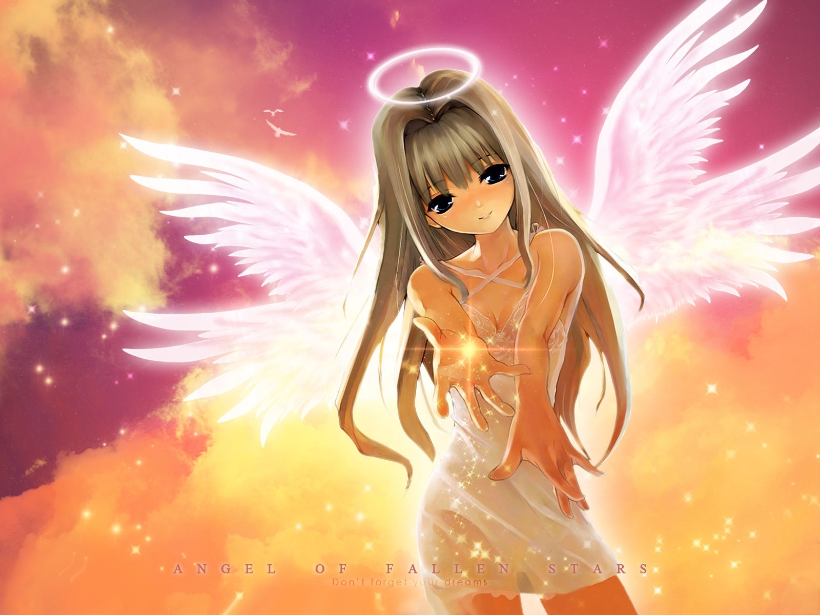 8064 descargar fondo de pantalla angels, chicas, anime: protectores de pantalla e imágenes gratis