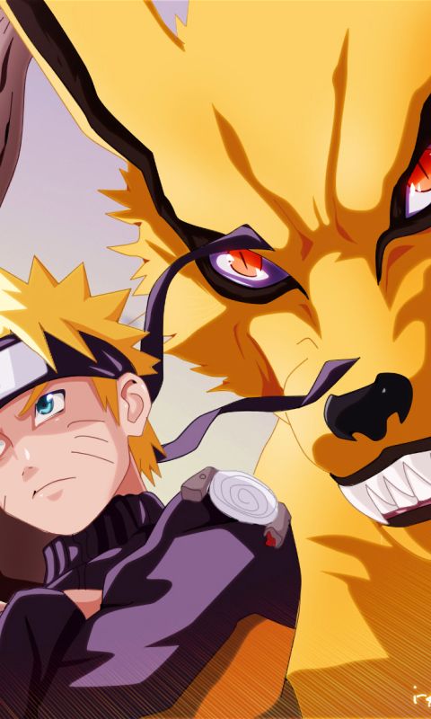 Download mobile wallpaper Anime, Naruto, Naruto Uzumaki, Kyūbi (Naruto), Killer Bee (Naruto), Gyûki (Naruto) for free.