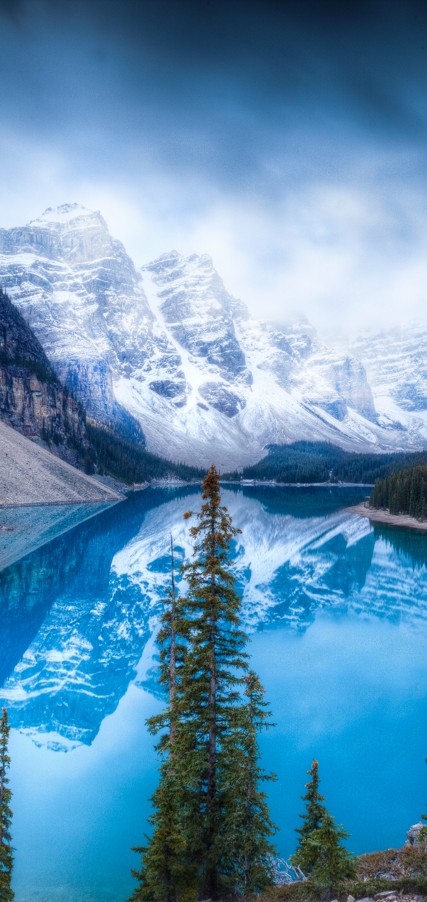Handy-Wallpaper Seen, Berg, See, Kanada, Gebirge, Alberta, Moränensee, Banff Nationalpark, Erde/natur, Kanadische Rockies kostenlos herunterladen.
