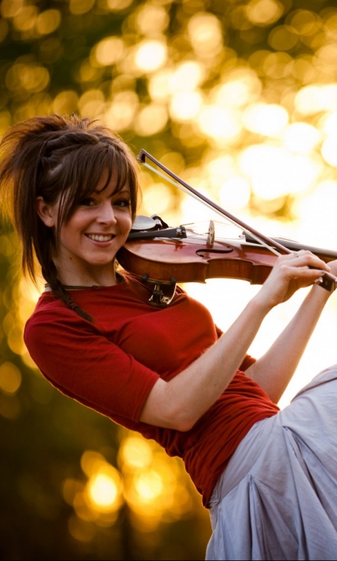 Handy-Wallpaper Musik, Lindsey Stirling kostenlos herunterladen.