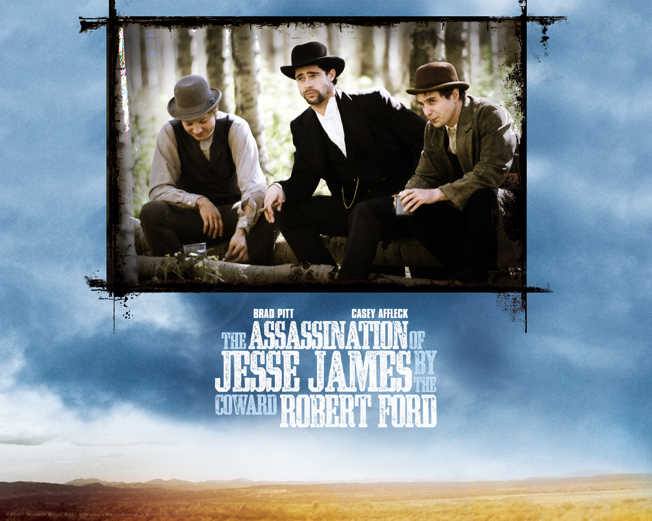Laden Sie Die Ermordung Des Jesse James Durch Den Feigling Robert Ford HD-Desktop-Hintergründe herunter
