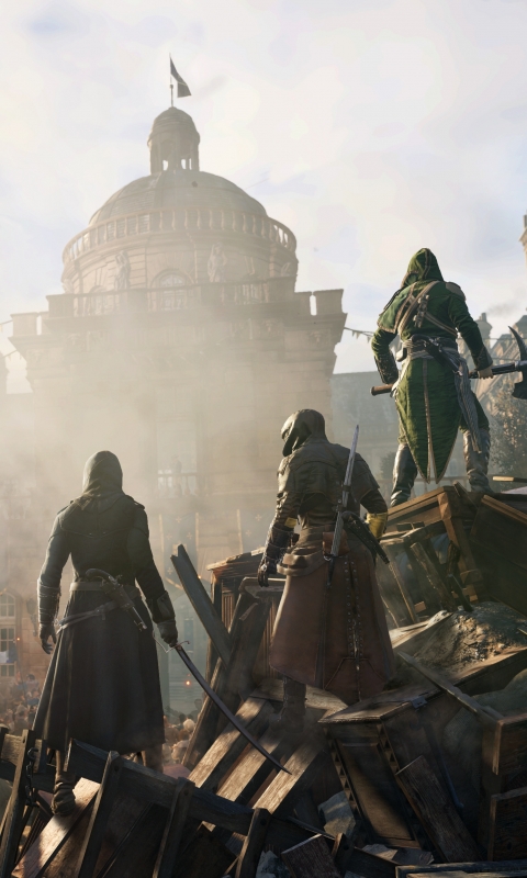Download mobile wallpaper Assassin's Creed, Video Game, Assassin's Creed: Unity for free.