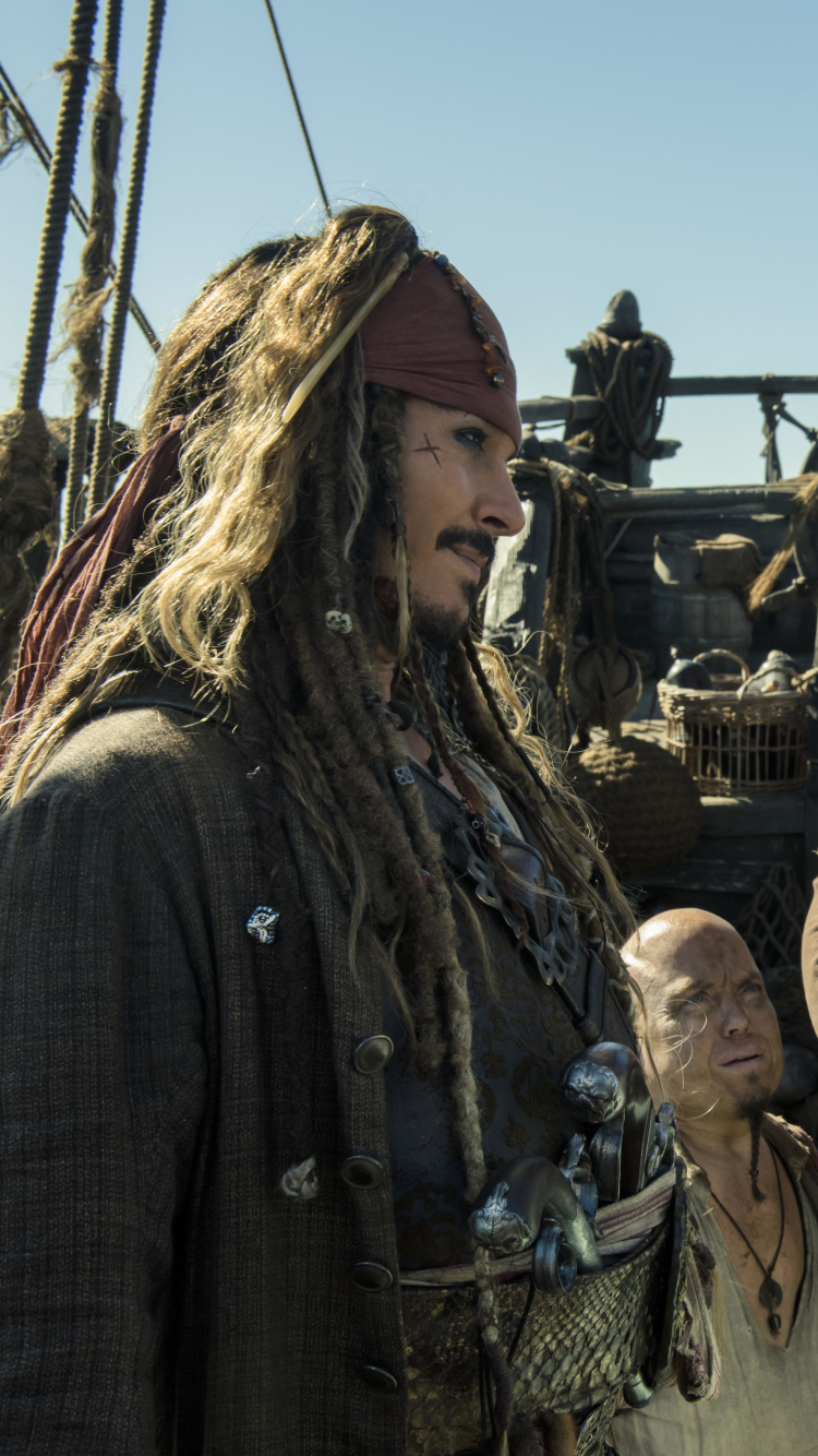 Téléchargez des papiers peints mobile Johnny Depp, Film, Jack Sparrow, Kaya Scodelario, Pirates Des Caraïbes : La Vengeance De Salazar, Carina Smith gratuitement.