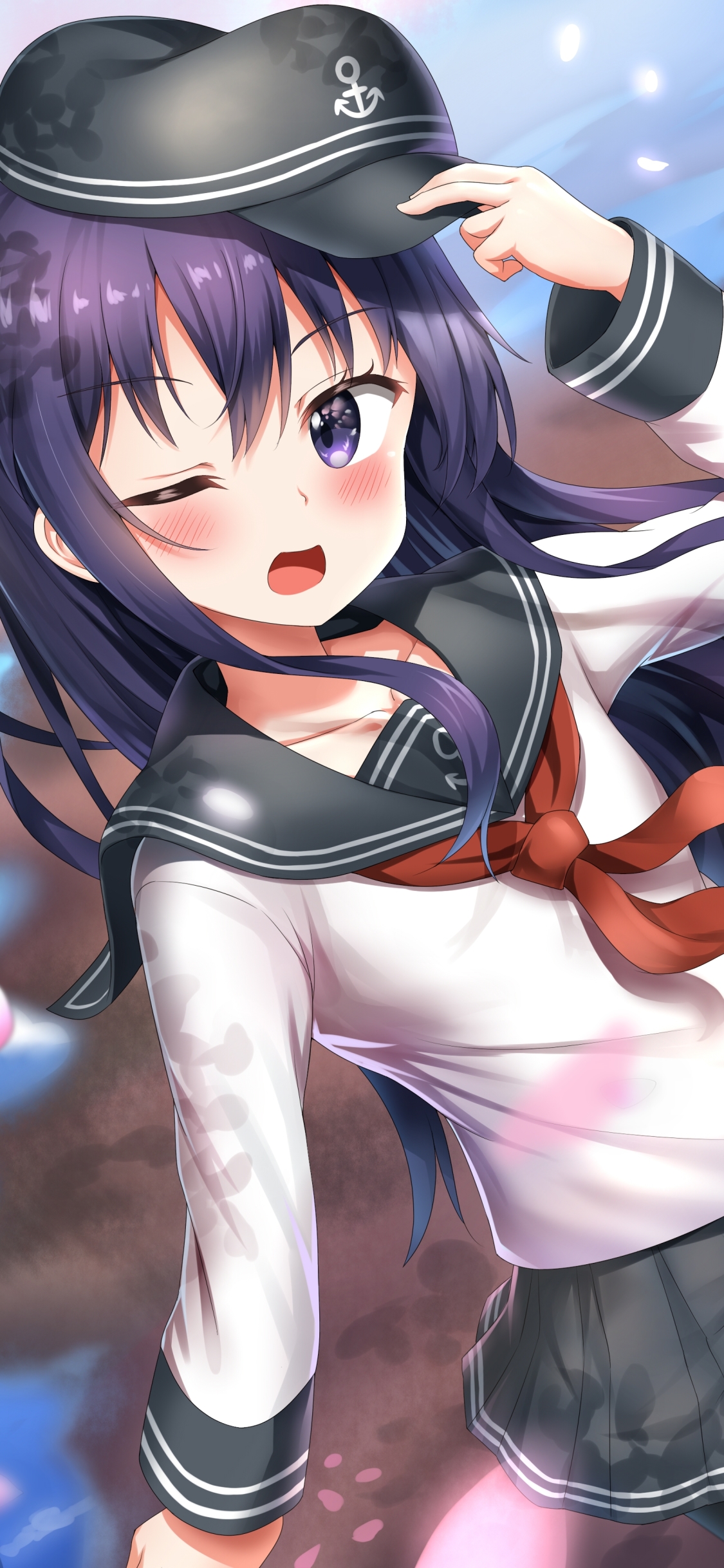 Descarga gratuita de fondo de pantalla para móvil de Animado, Colección Kantai, Akatsuki (Kan Colle).