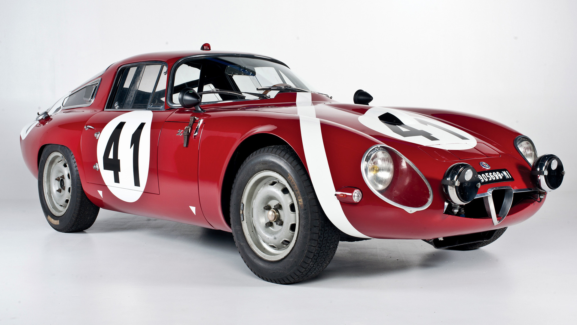 Download mobile wallpaper Alfa Romeo, Car, Race Car, Old Car, Vehicles, Coupé, Alfa Romeo Giulia Tz for free.