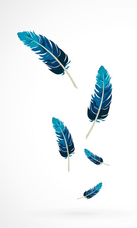 Download mobile wallpaper Feather, Artistic for free.