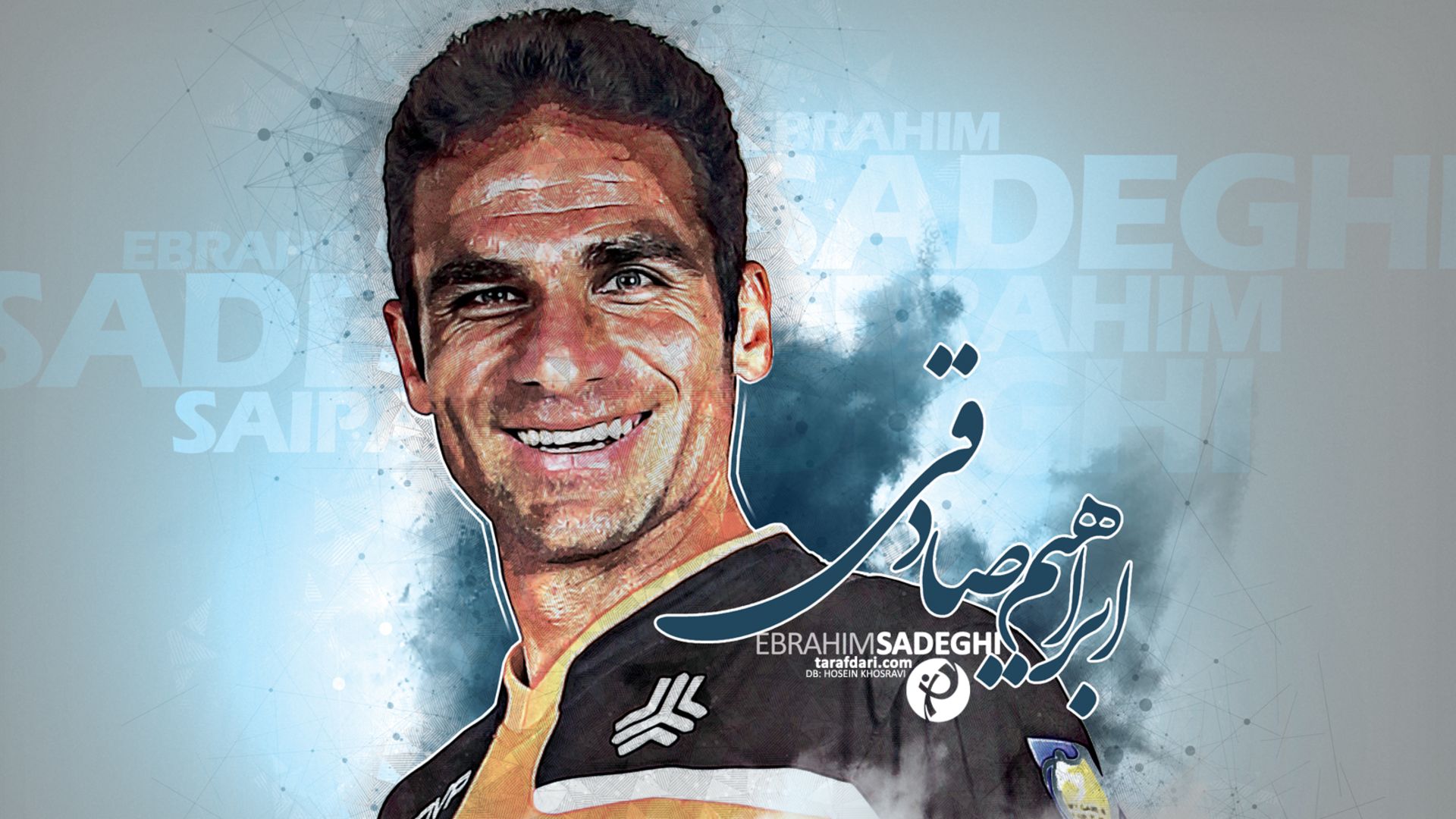 Download mobile wallpaper Sports, Saipa F C, Ebrahim Sadeghi for free.