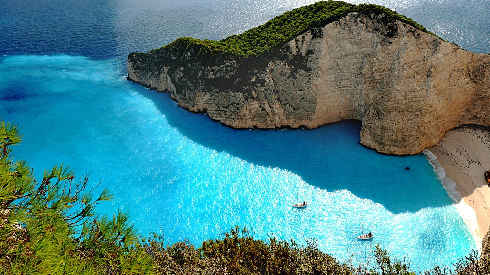 Download mobile wallpaper Ocean, Earth, Cliff, Greece, Zakynthos for free.