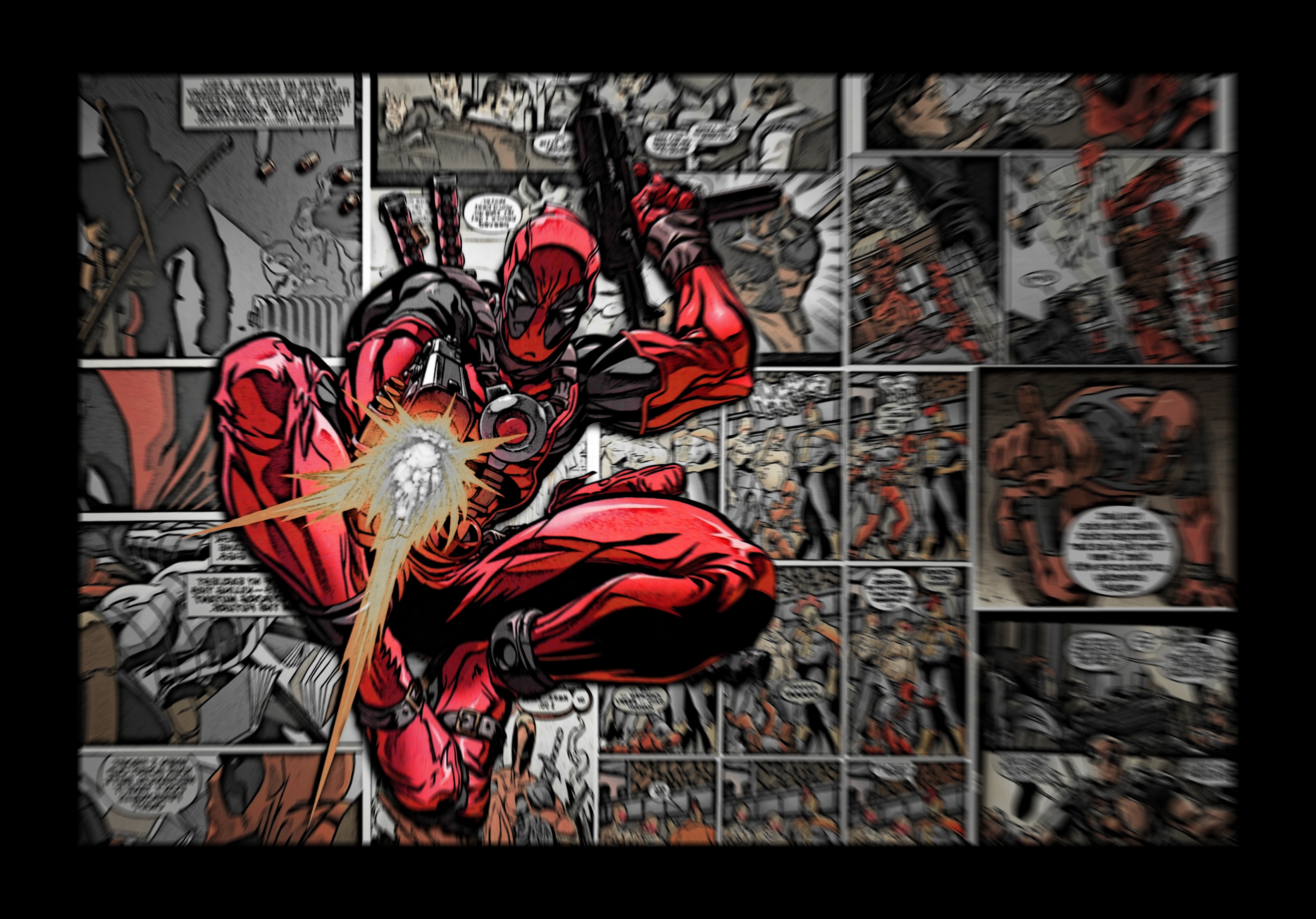 Handy-Wallpaper Deadpool, Comics kostenlos herunterladen.