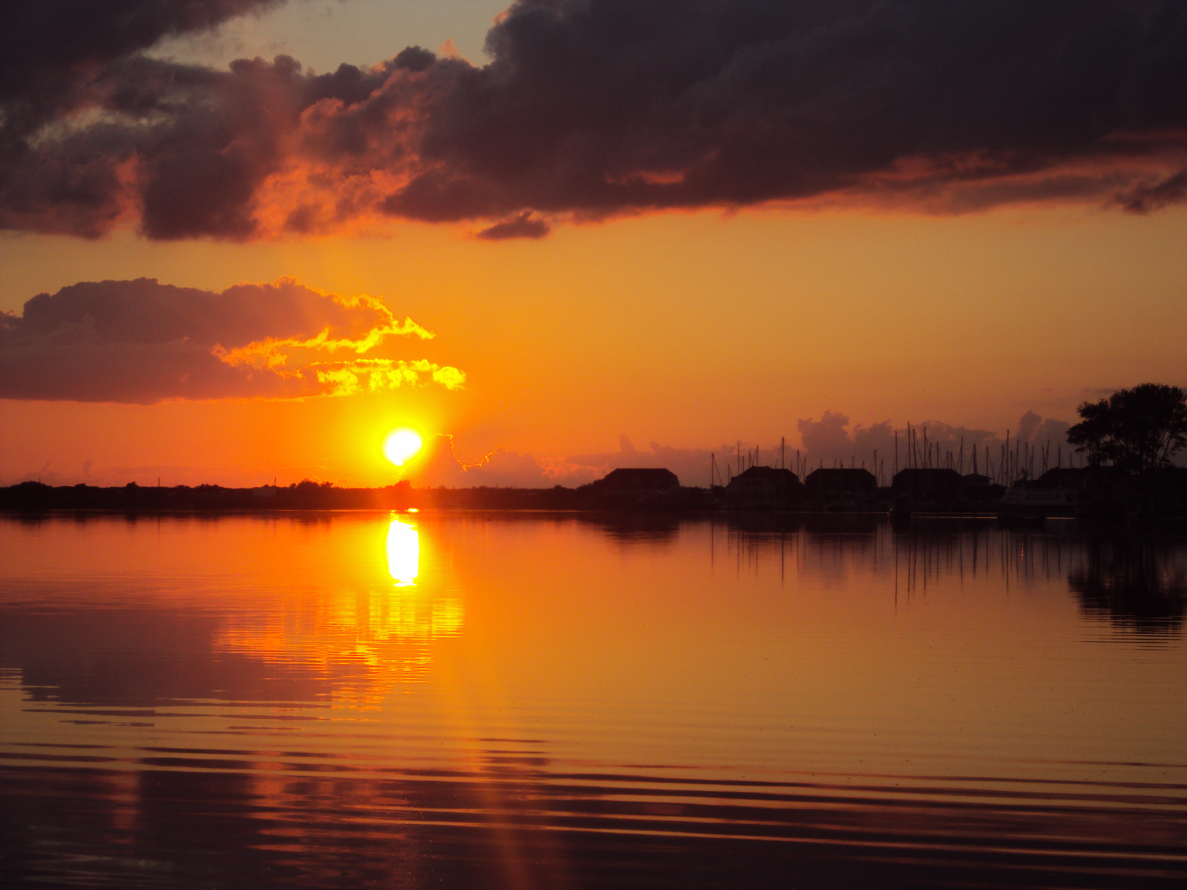Free download wallpaper Water, Sunset, Sea, Sun, Summer, Lagoon, Photography on your PC desktop