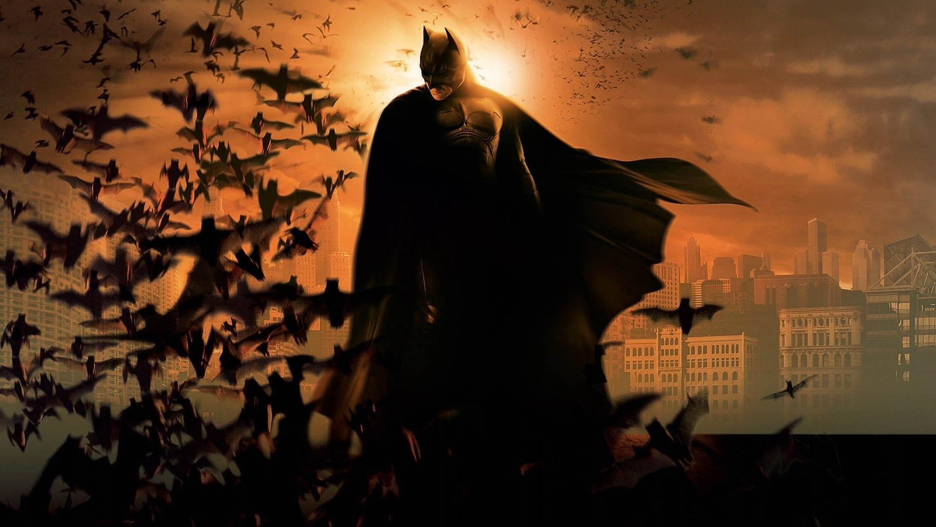 Популярные заставки и фоны Бэтмен (Batman) на компьютер