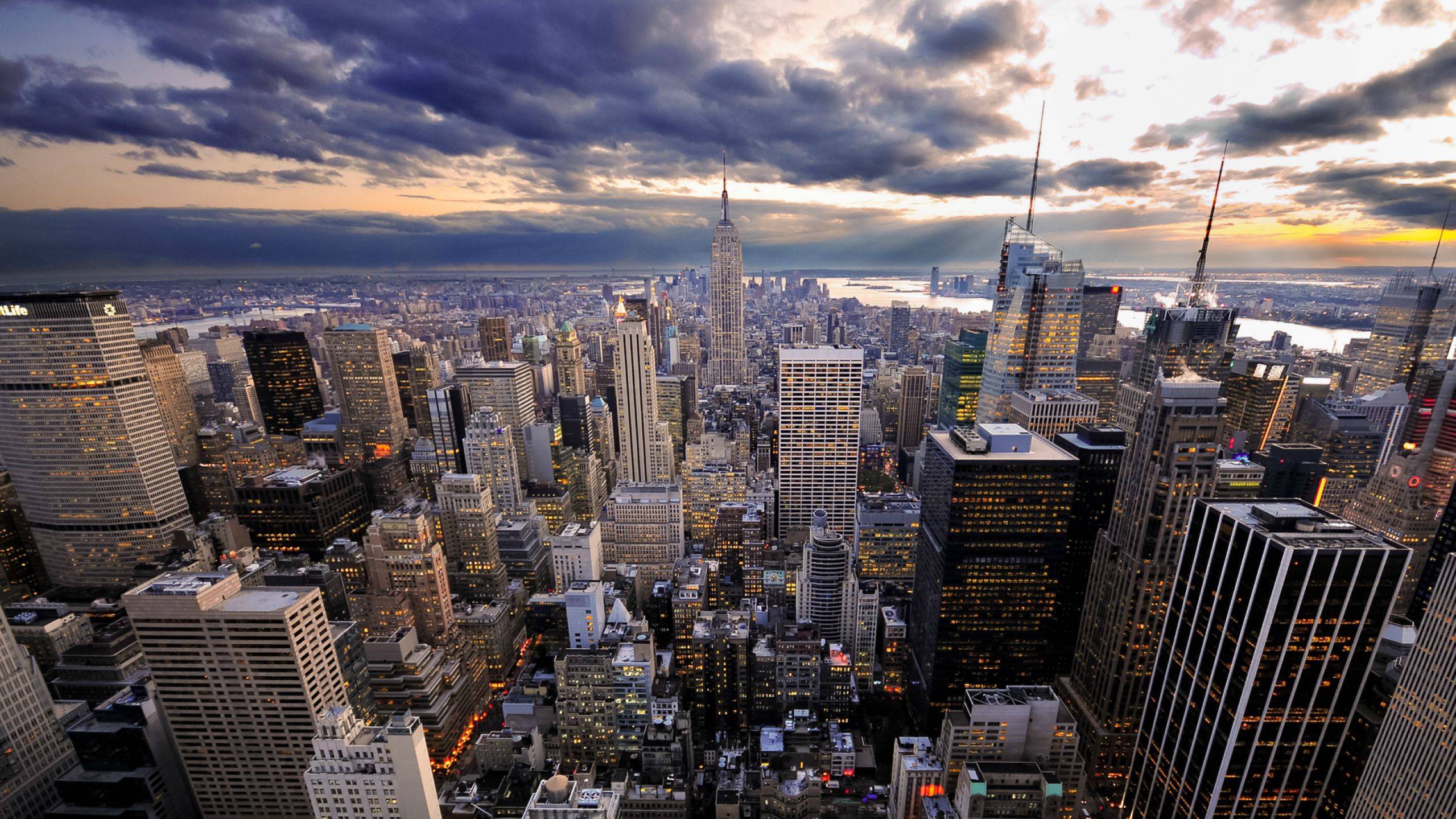 311806 завантажити шпалери створено людиною, міста, пейзаж, нью йорк, будівля, місто, хмара, манхеттен, skyline, хмарочос - заставки і картинки безкоштовно