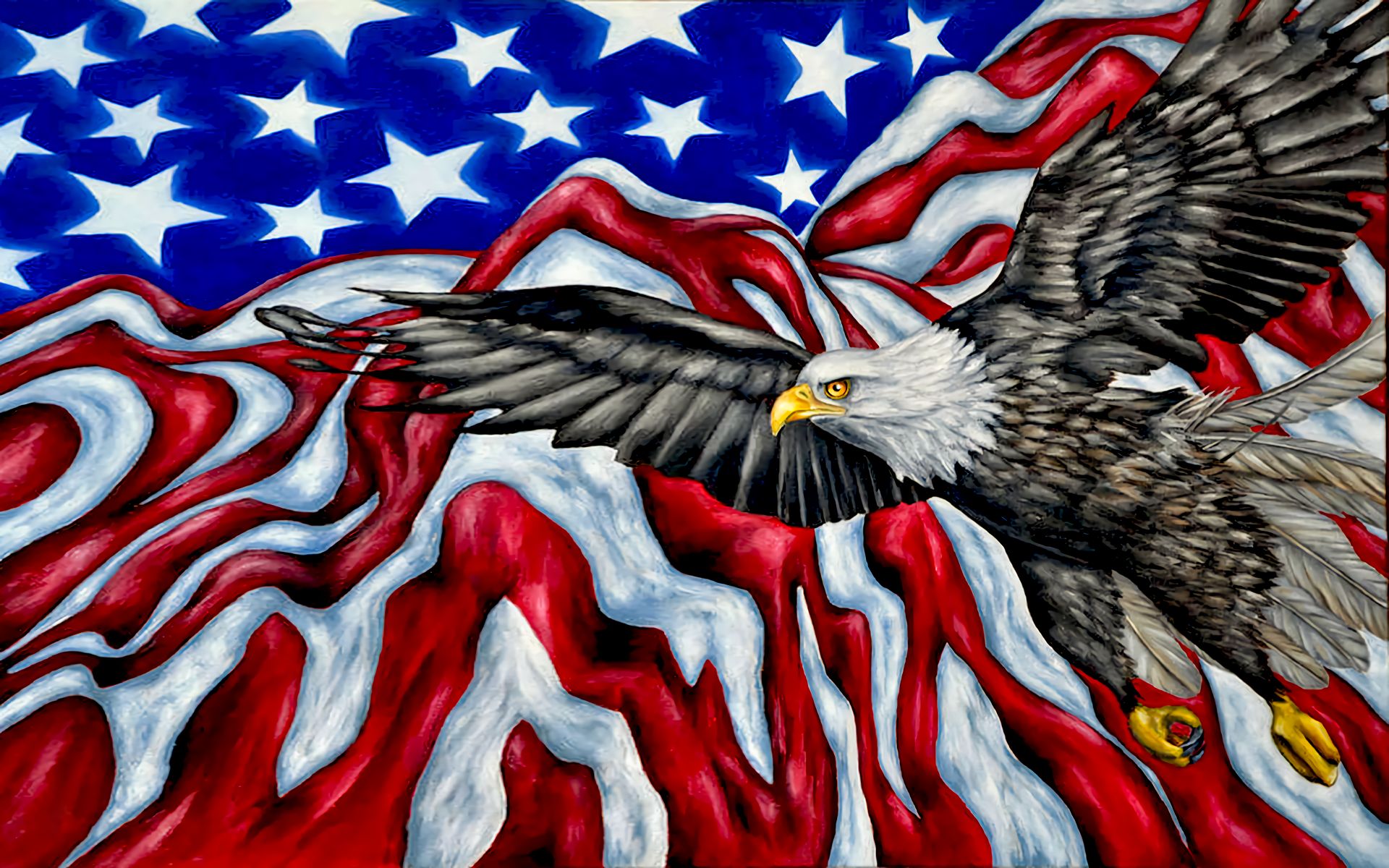Free download wallpaper Birds, Animal, Eagle, Flag, Bald Eagle, American Flag on your PC desktop
