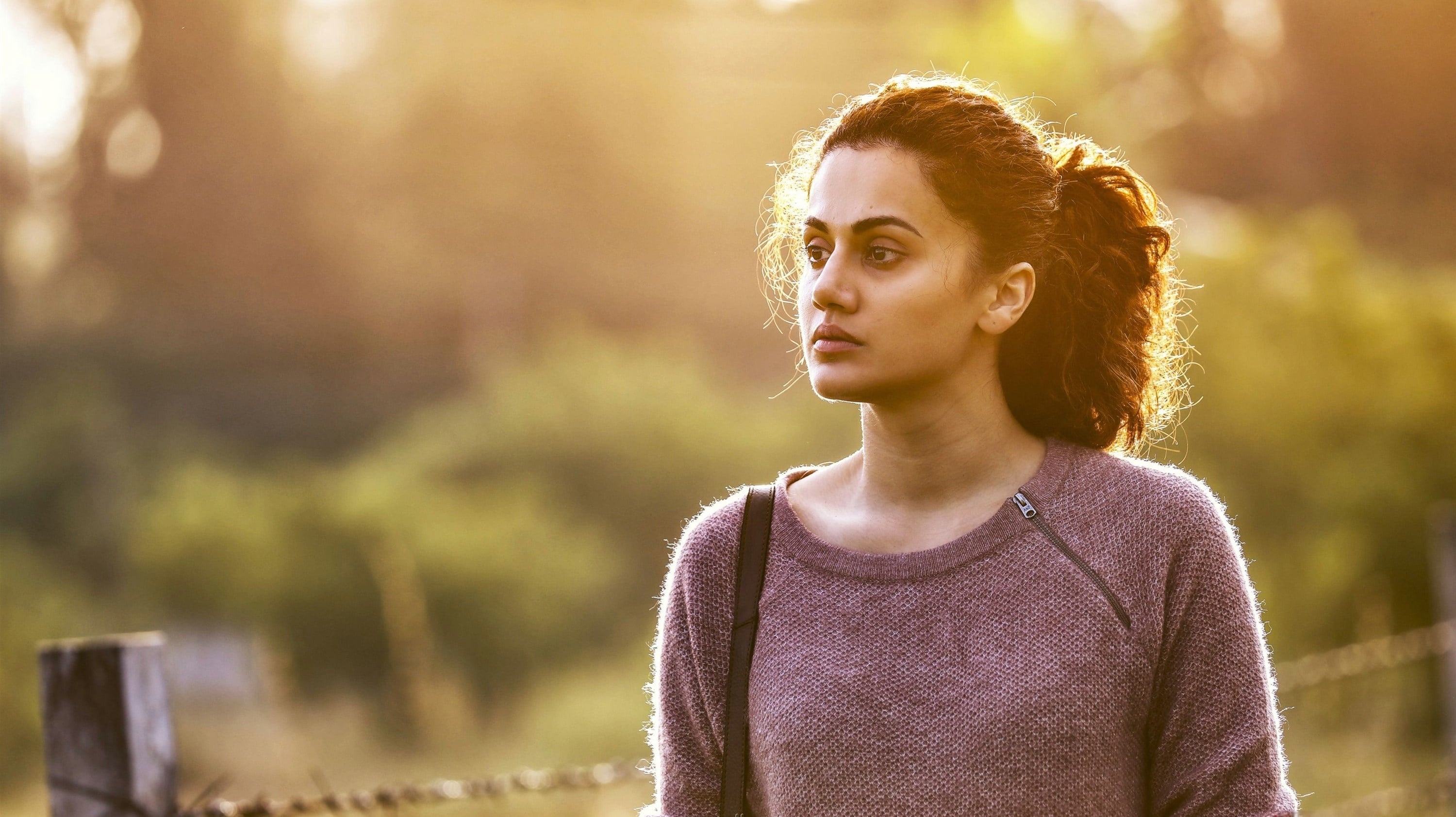 movie, game over, actress, brunette, depth of field, indian, taapsee pannu