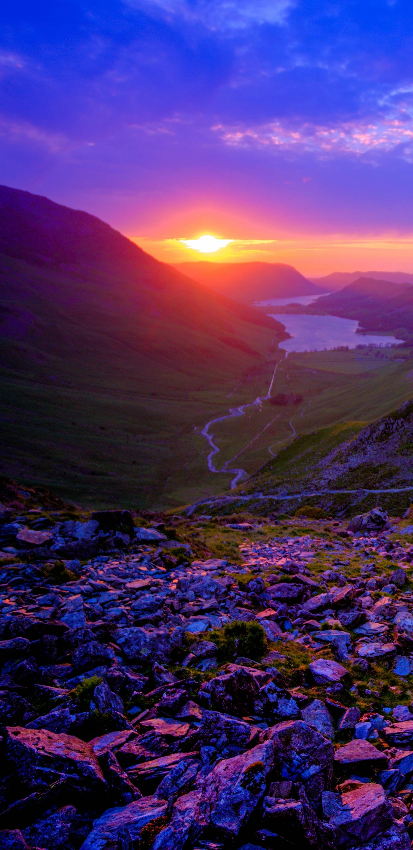 Descarga gratuita de fondo de pantalla para móvil de Montaña, Valle, Fotografía, Atardecer.