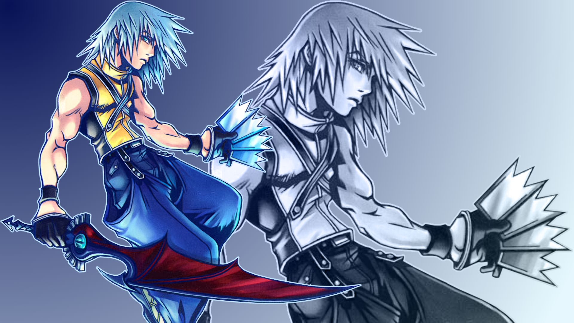 video game, kingdom hearts re:chain of memories, kingdom hearts, riku (kingdom hearts)