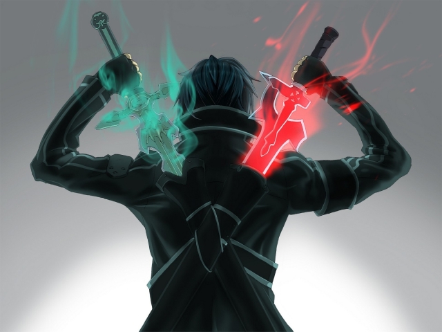 Descarga gratuita de fondo de pantalla para móvil de Arma, Sword Art Online, Guerrero, Animado, Kirito (Arte De Espada En Línea), Kazuto Kirigaya.