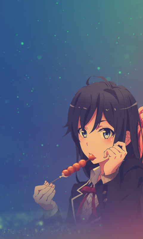 Handy-Wallpaper Animes, Yahari Ore No Seishun Rabukome Wa Machigatteiru, Yukino Yukinoshita kostenlos herunterladen.