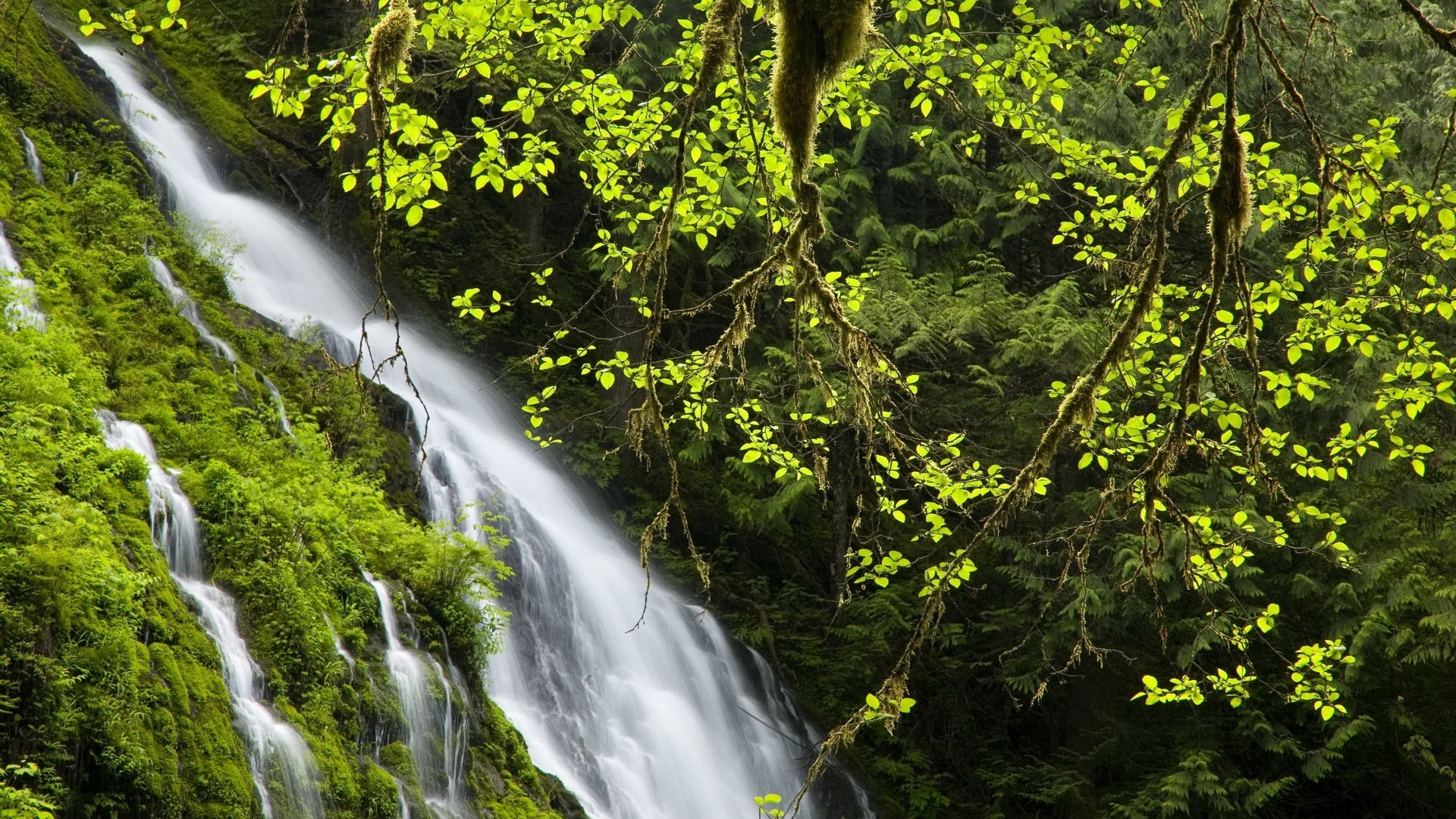 Download mobile wallpaper Nature, Landscape, Waterfalls for free.