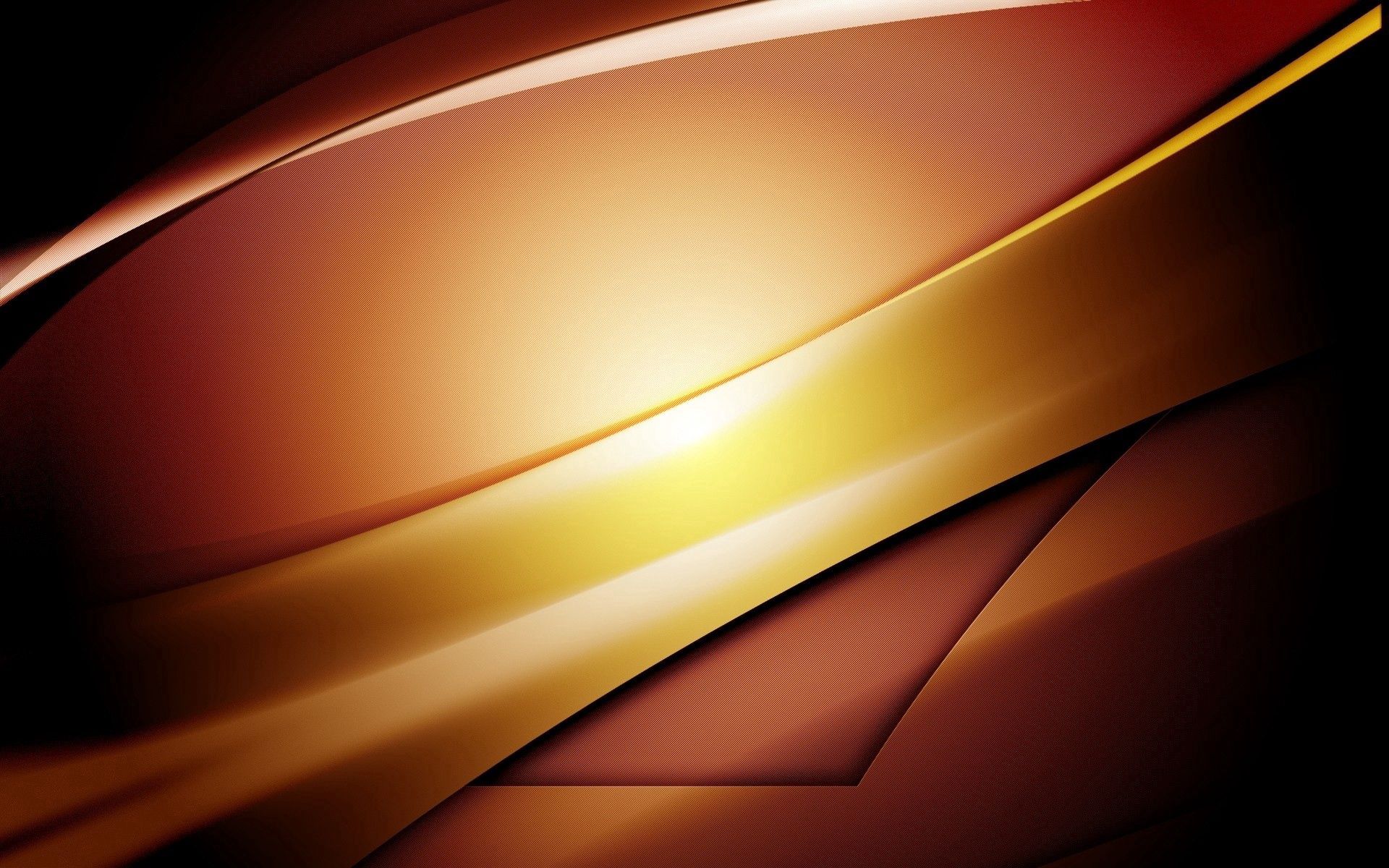 Download mobile wallpaper Shine, Brown, Abstract, Lines, Form, Light for free.