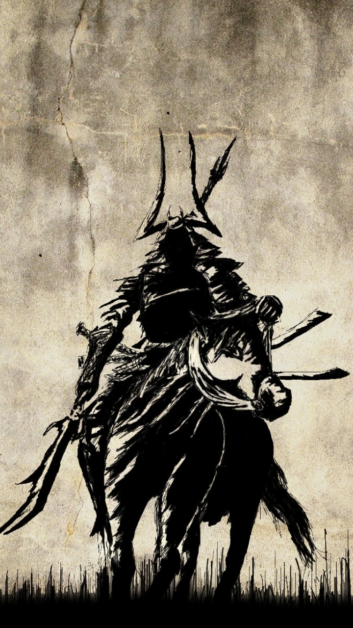 Handy-Wallpaper Fantasie, Samurai kostenlos herunterladen.