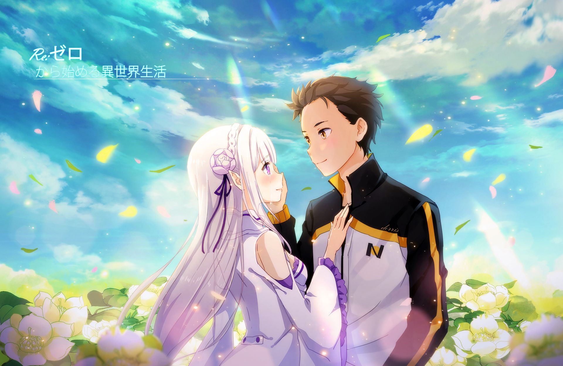 Download mobile wallpaper Anime, Emilia (Re:zero), Re:zero Starting Life In Another World, Subaru Natsuki for free.