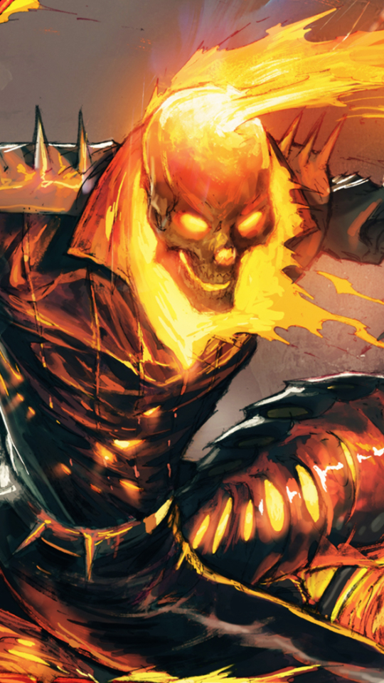 Download mobile wallpaper Ghost Rider, Comics for free.