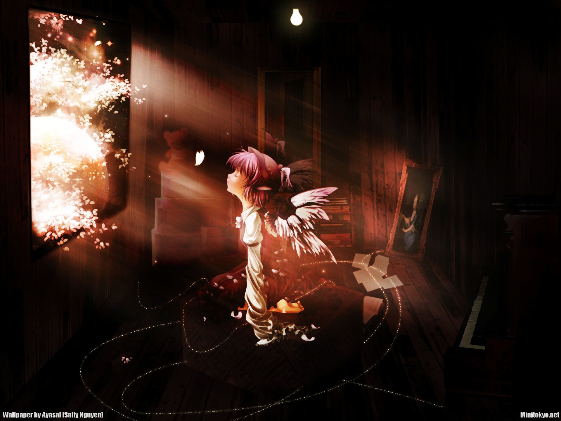Descarga gratuita de fondo de pantalla para móvil de Animado, Touhou, Mystia Lorelei.