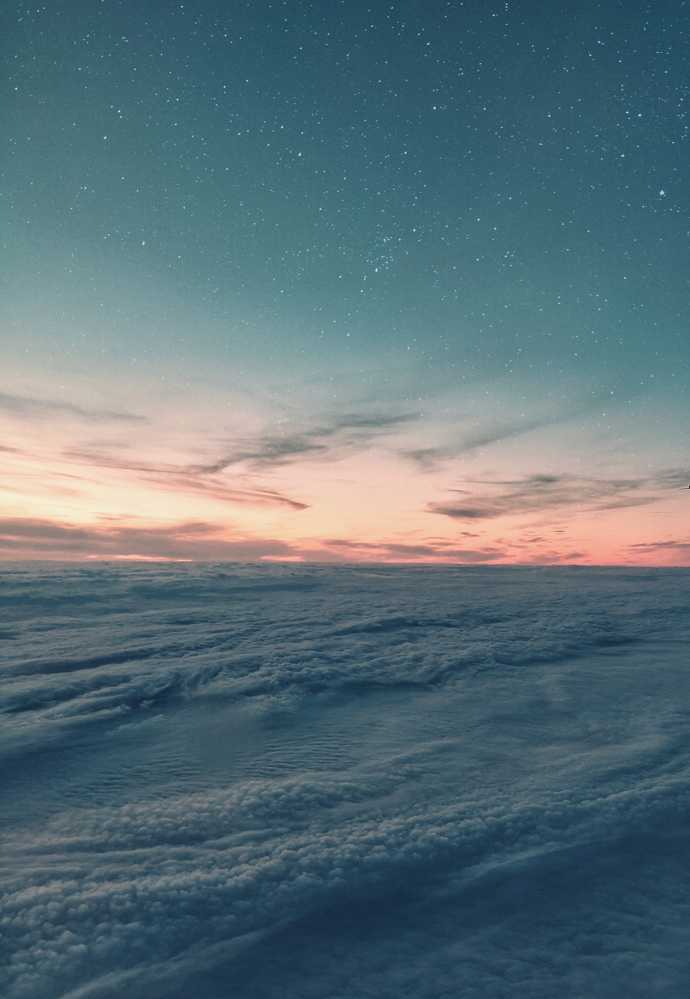 Laden Sie das Sky, Blick Von Oben, Horizont, Clouds, Natur-Bild kostenlos auf Ihren PC-Desktop herunter