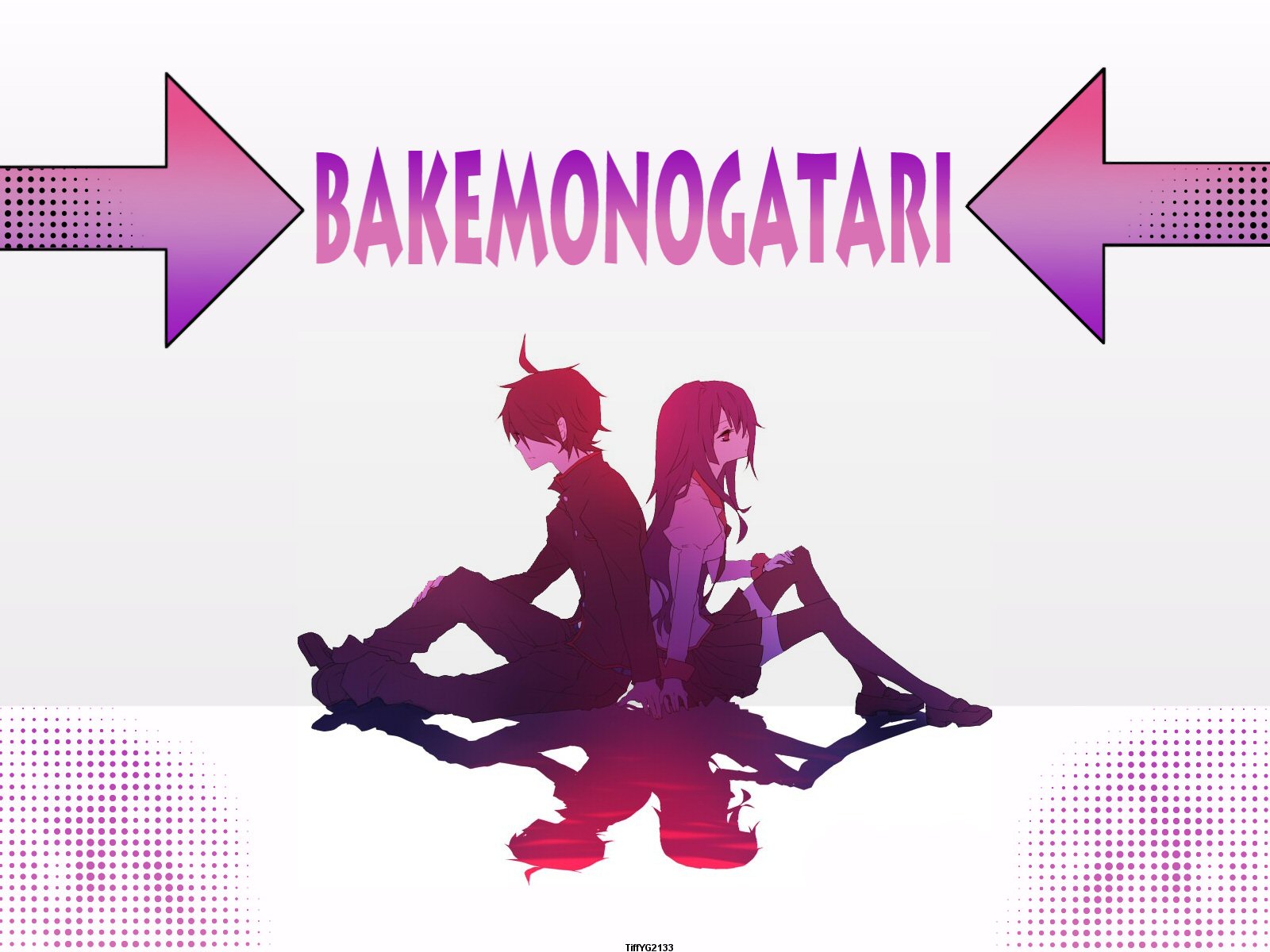 Laden Sie das Animes, Schwarzes Haar, Monogatari (Serie), Hitagi Senjogahara, Koyomi Araragi-Bild kostenlos auf Ihren PC-Desktop herunter