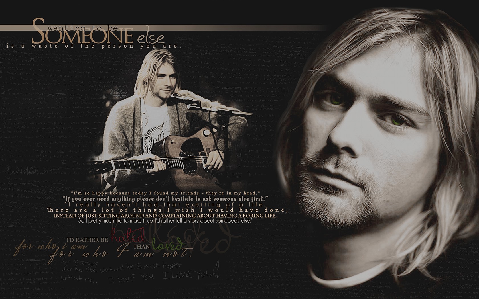 Los mejores fondos de pantalla de Kurt Cobain para la pantalla del teléfono