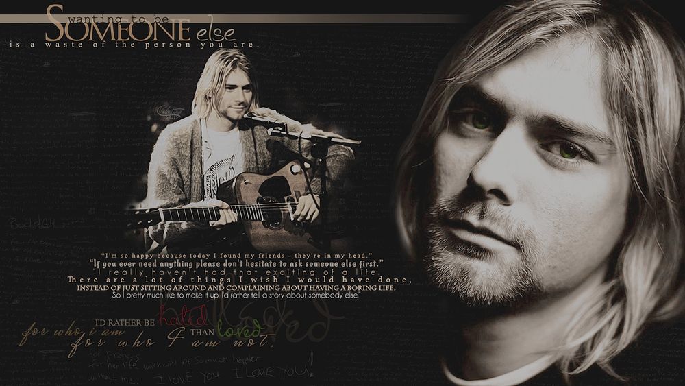 Fondo de pantalla de escritorio HD: Música, Kurt Cobain, Nirvana ...