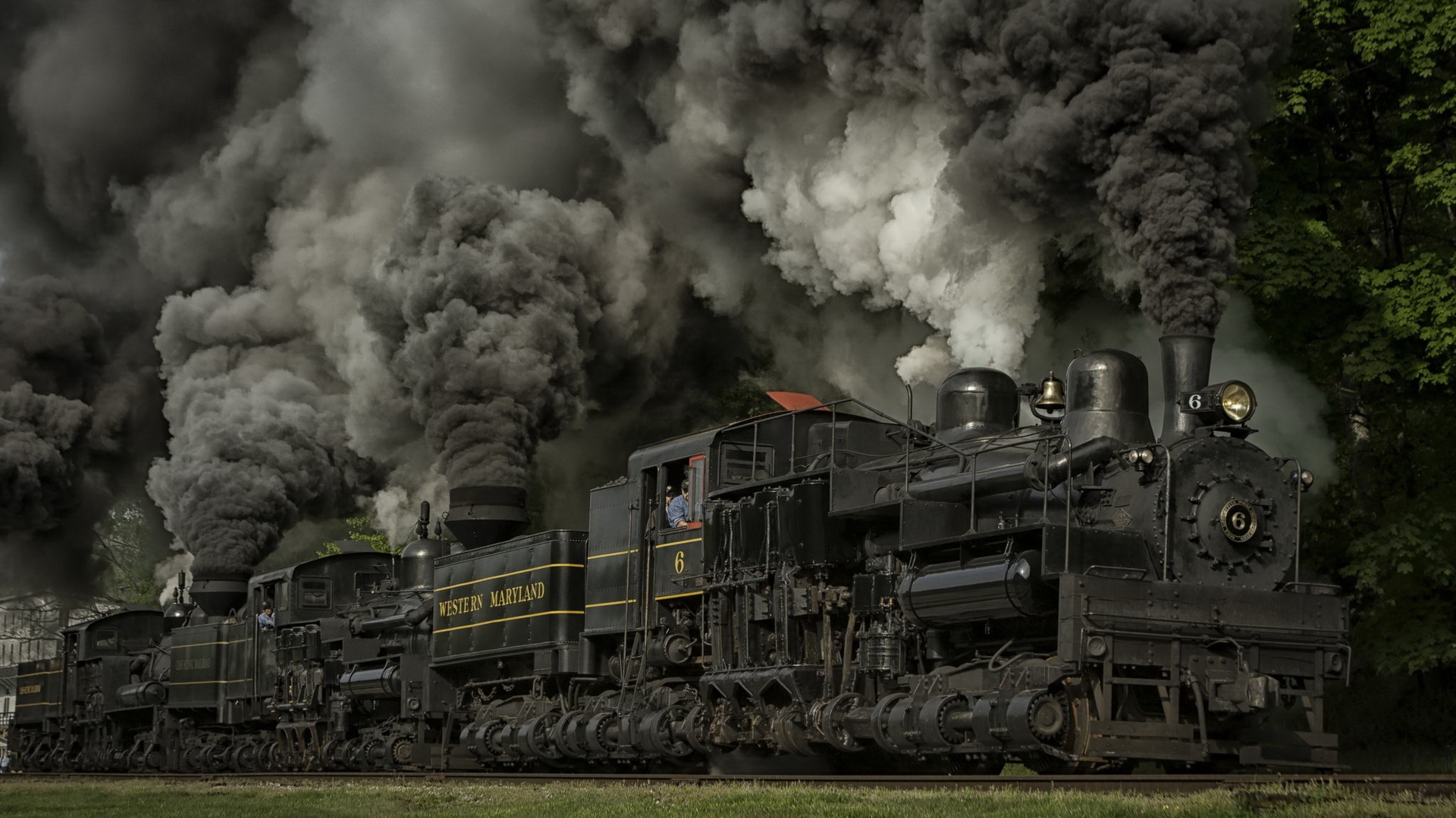 686960 Bild herunterladen fahrzeuge, dampflokomotive, rauch, zug - Hintergrundbilder und Bildschirmschoner kostenlos