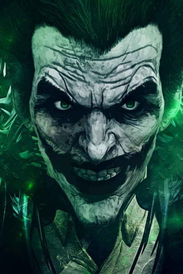 Handy-Wallpaper Joker, Gesicht, Comics kostenlos herunterladen.