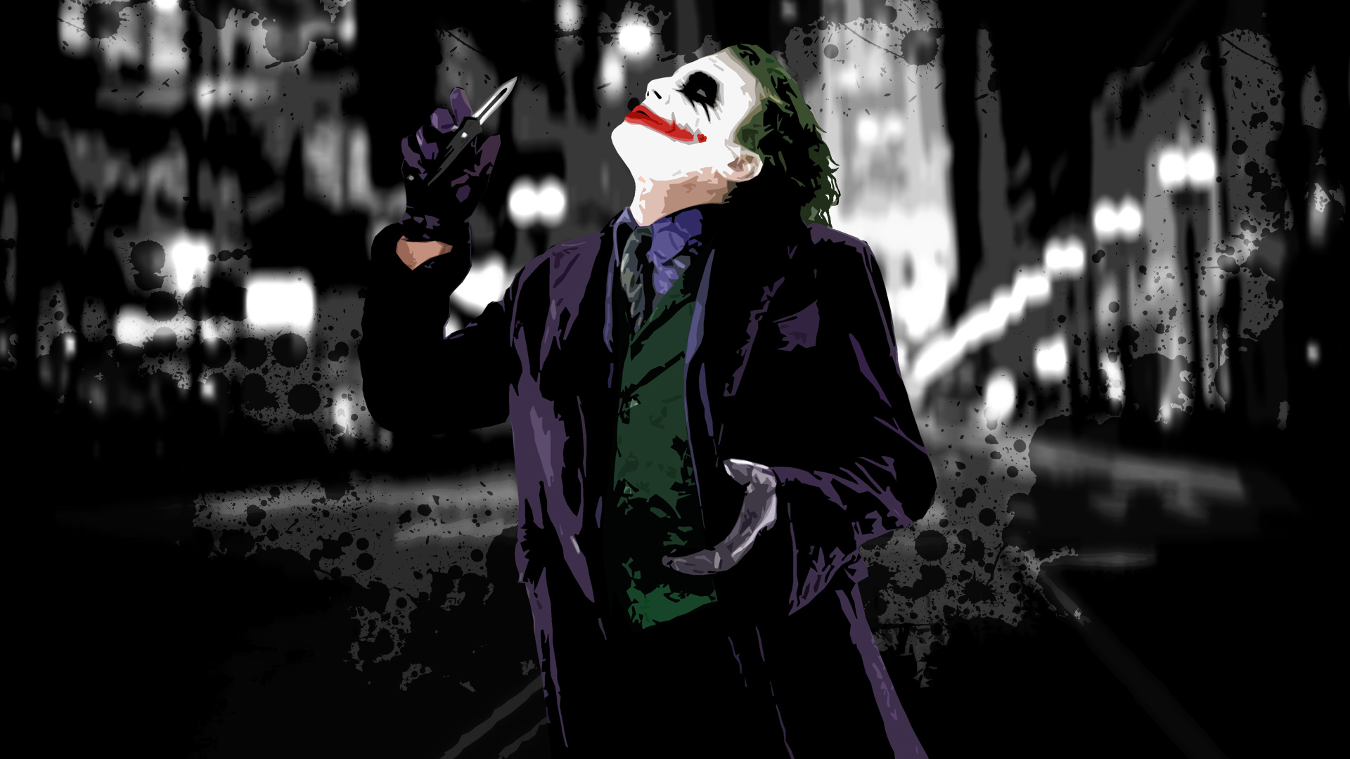 Handy-Wallpaper Joker, Filme, The Batman, The Dark Knight kostenlos herunterladen.
