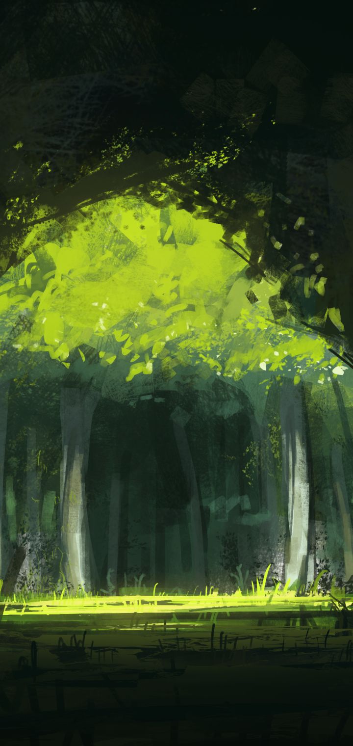 Téléchargez des papiers peints mobile Forêt, Animé gratuitement.