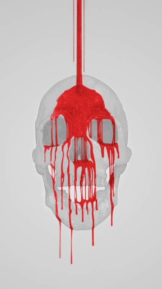 Download mobile wallpaper Dark, Skull for free.