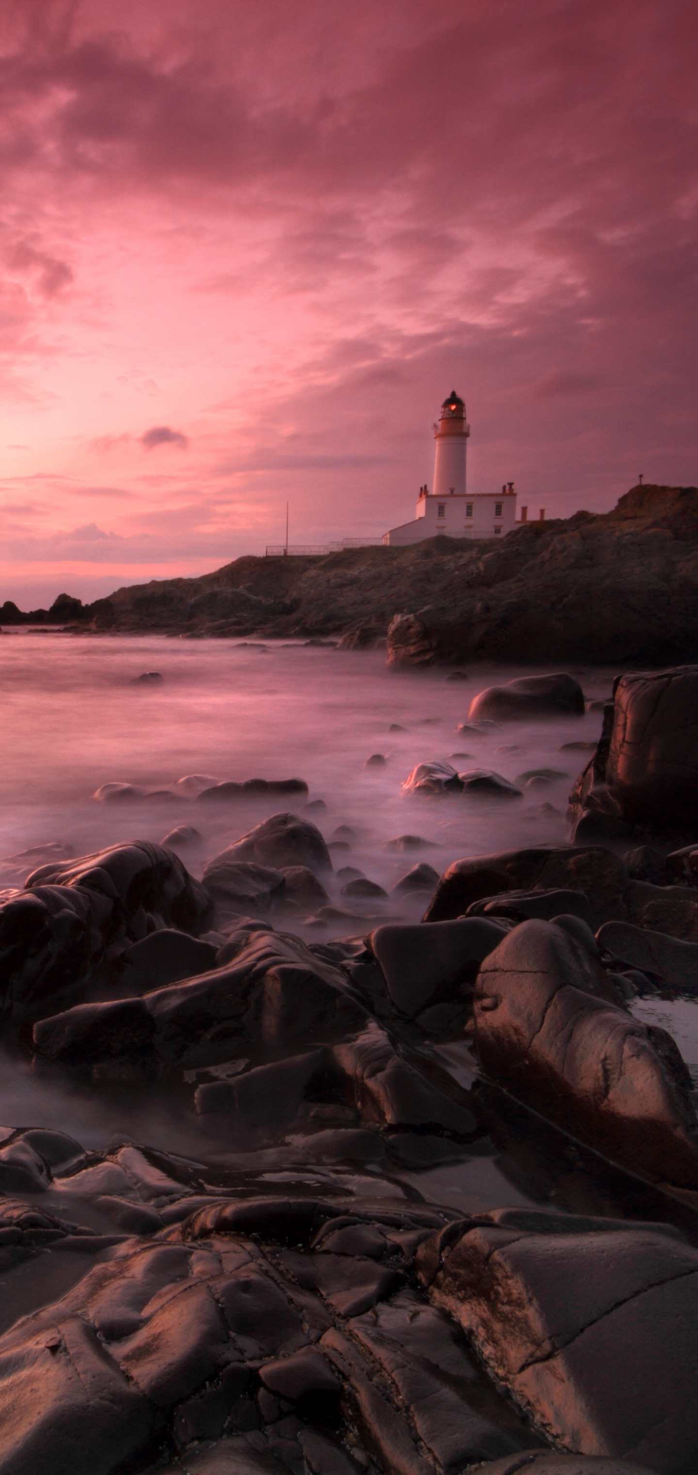 Download mobile wallpaper Sunset, Lighthouse, Hdr, Photography for free.