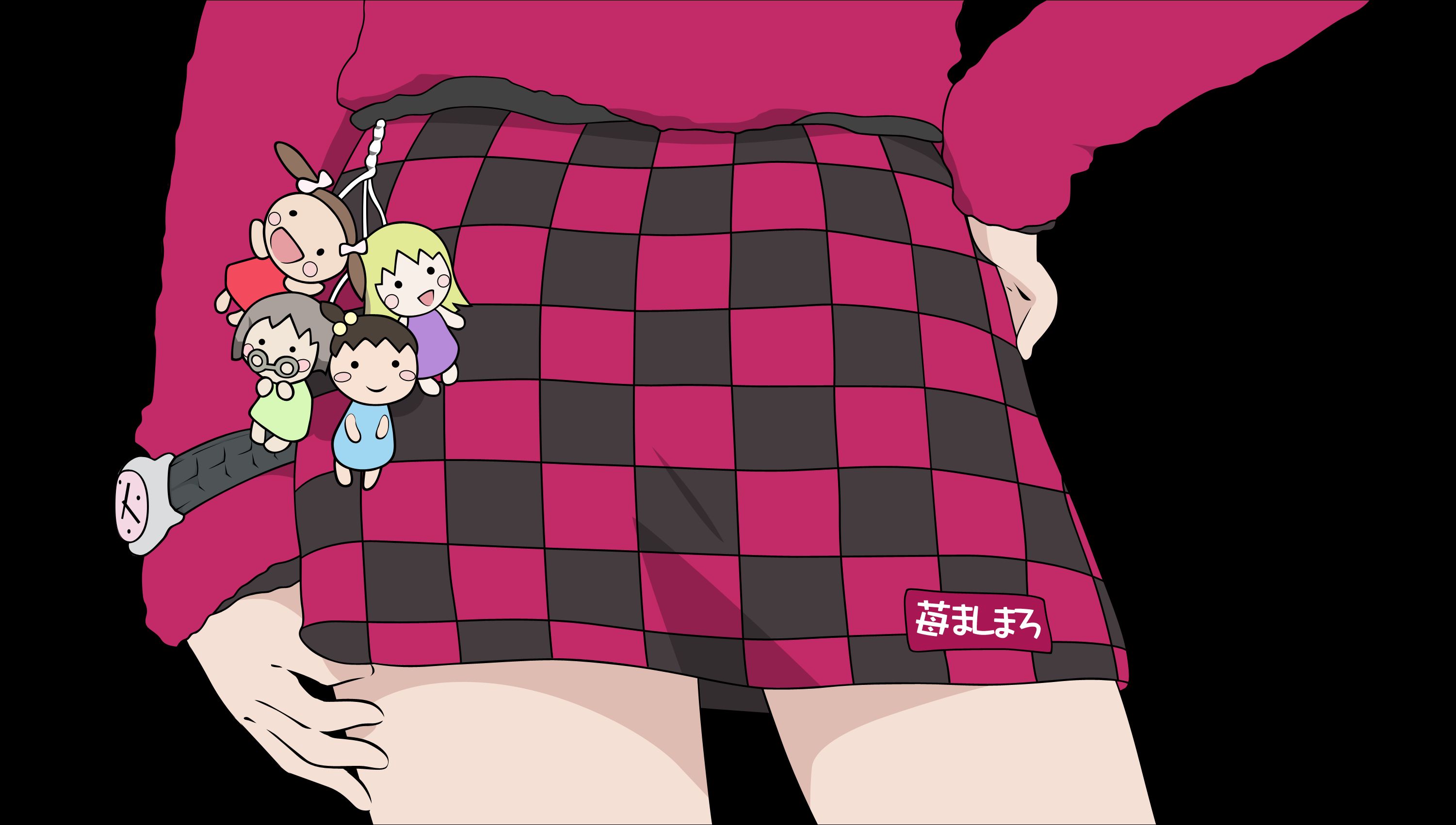 796853 Hintergrundbild herunterladen animes, erdbeeren & marshmallows - Bildschirmschoner und Bilder kostenlos