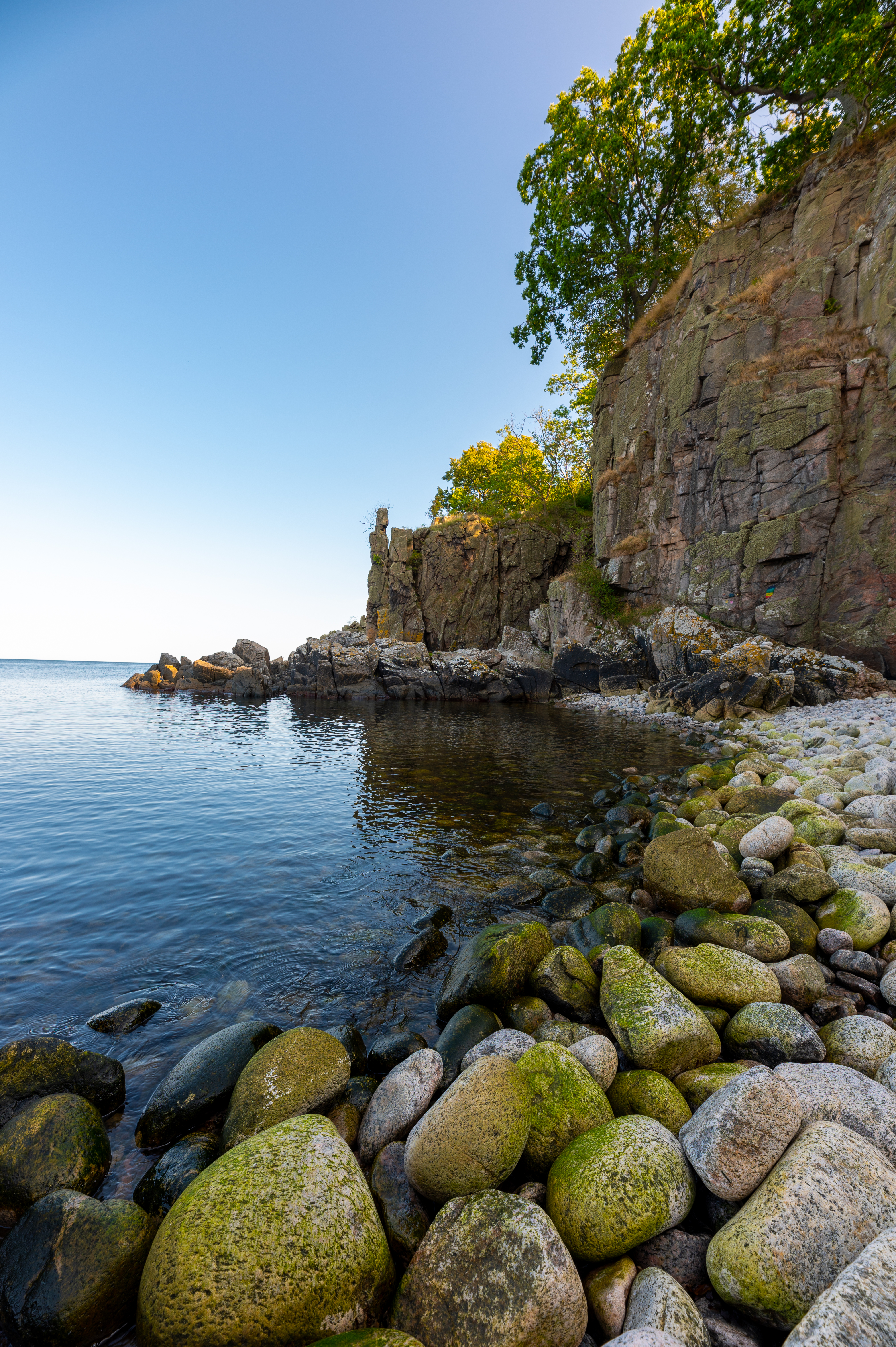 sea, nature, stones, pebble, rock, coast