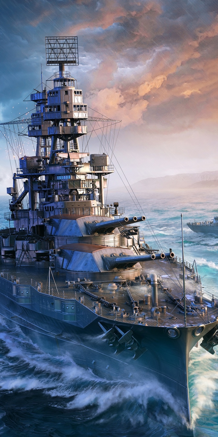 Baixar papel de parede para celular de Navio De Guerra, Videogame, World Of Warships gratuito.