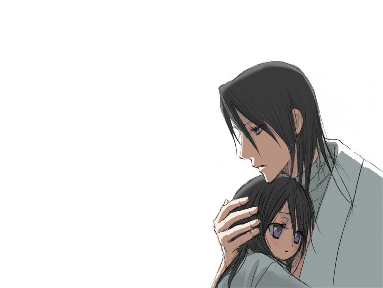 Free download wallpaper Anime, Bleach, Rukia Kuchiki, Byakuya Kuchiki on your PC desktop