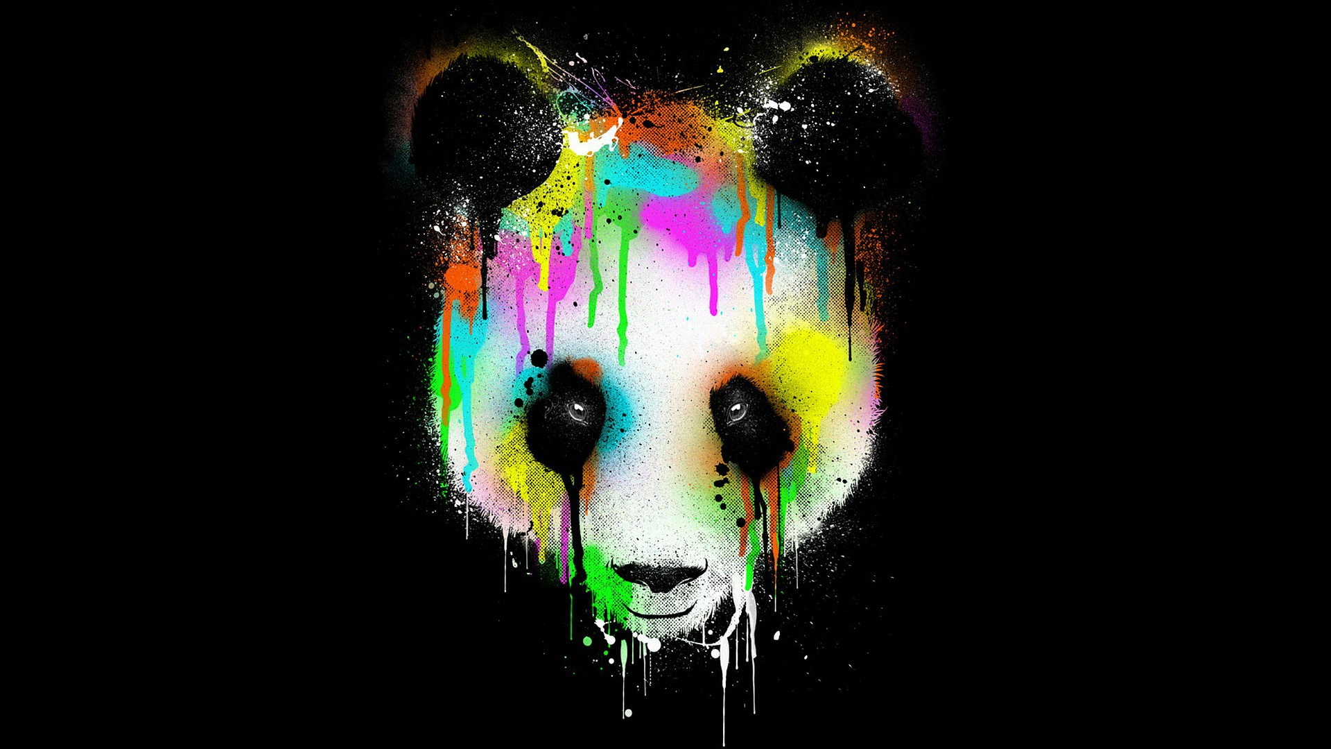 647754 завантажити картинку тварина, панда, барвистий - шпалери і заставки безкоштовно