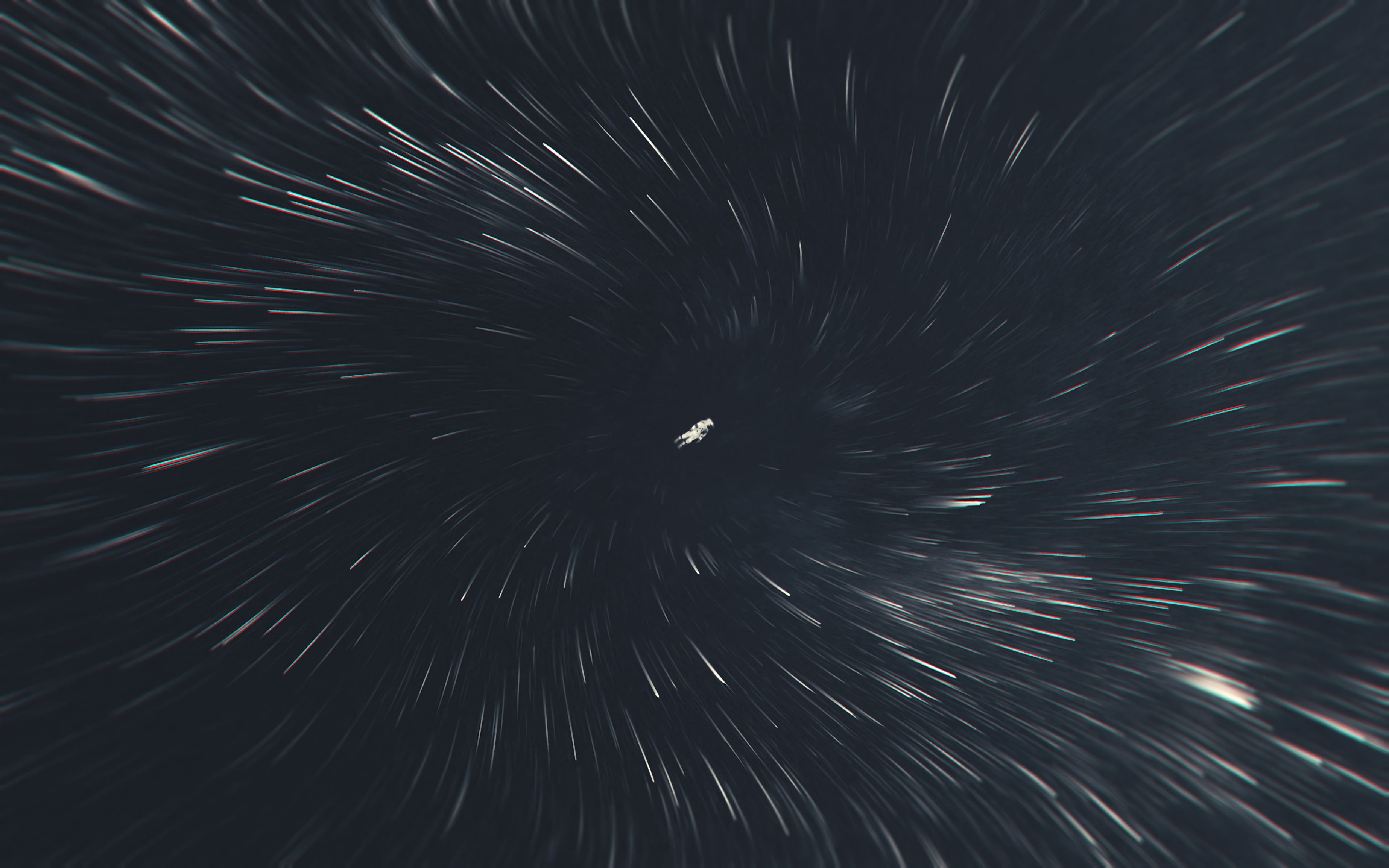 rotation, cosmonaut, universe, dark, lines Free Stock Photo