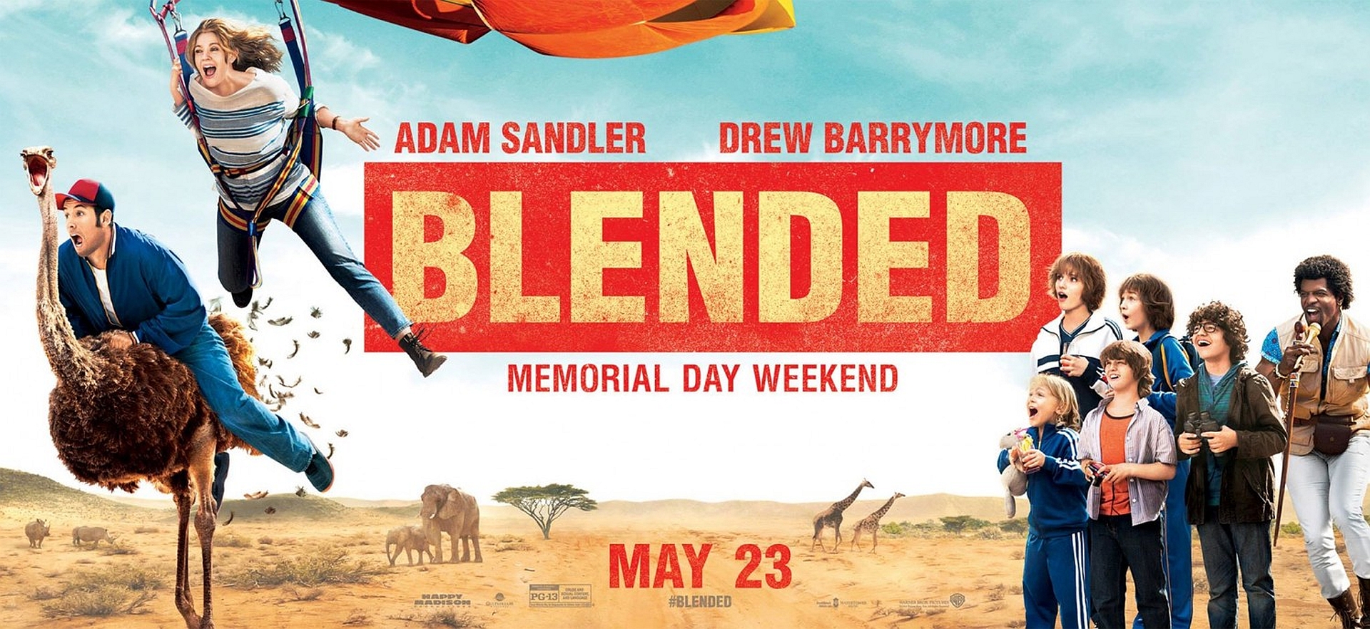 movie, blended, adam sandler, drew barrymore