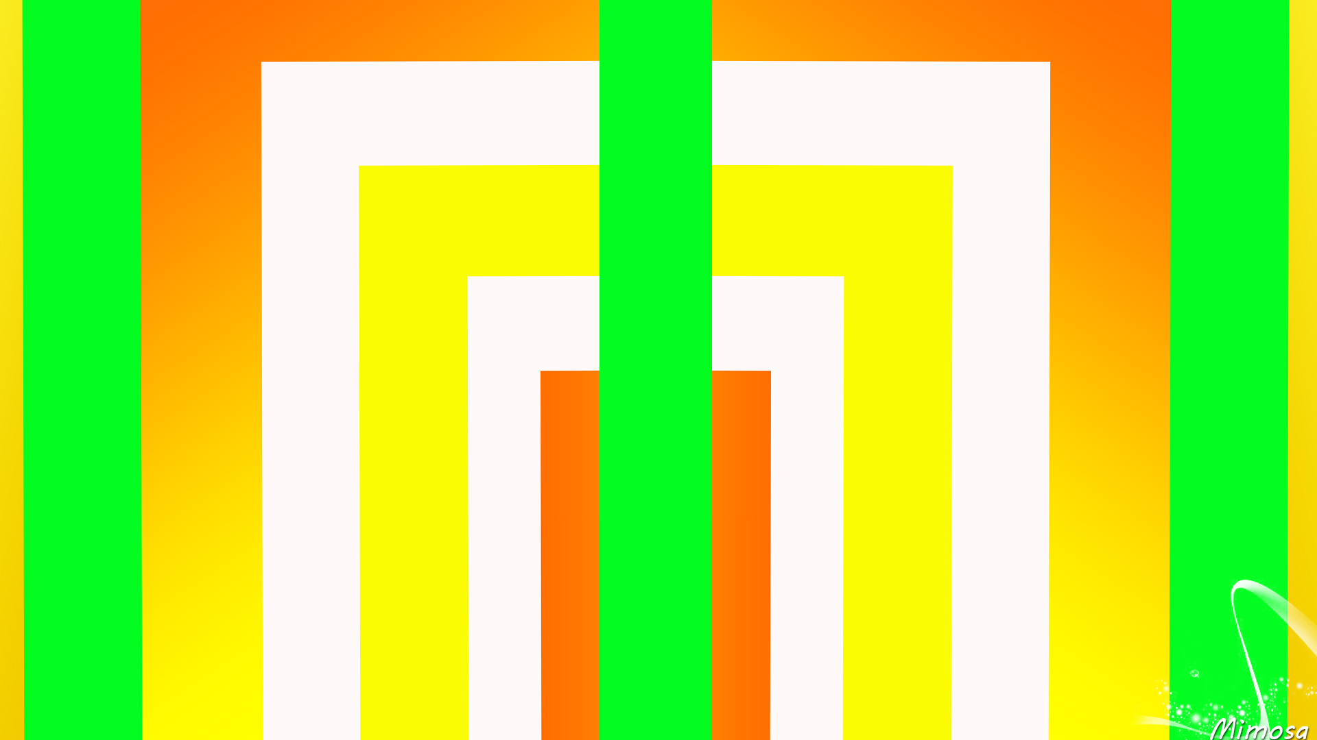Скачать обои бесплатно Форма, Полосы, Красочный, Геометрия, Прямоугольник, Жёлтый, Абстрактные, Оранжевый Цвет) картинка на рабочий стол ПК