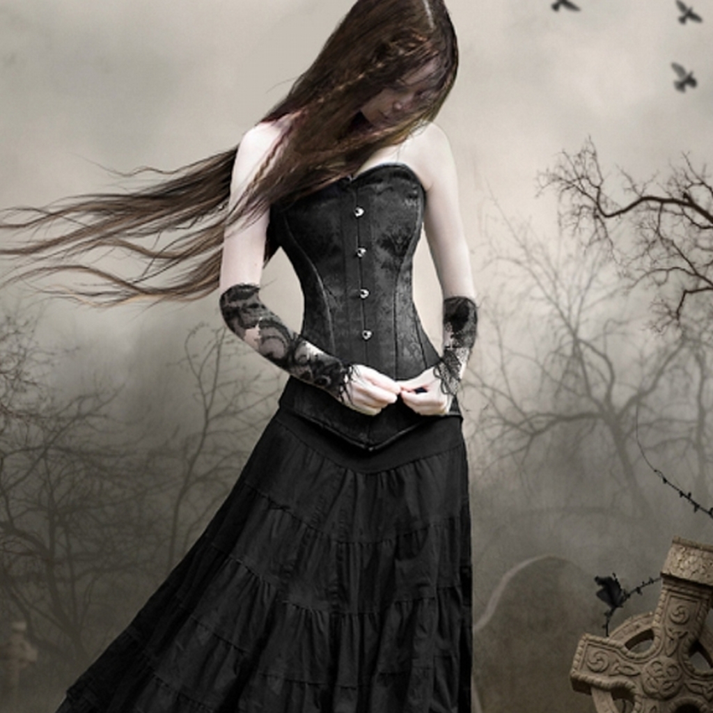 Download mobile wallpaper Gothic, Dark, Lonely, Graveyard for free.
